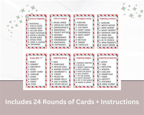 Fun Christmas Outburst Game {Free Printable!} .
